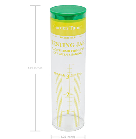Garden Tutor Soil Texture Jar Test & Handbook Kit - Garden Tutor/Botaniworld, LLC