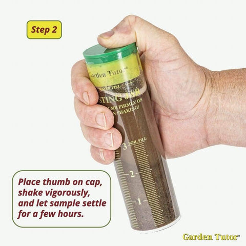 Garden Tutor Soil Texture Jar Test & Handbook Kit - Garden Tutor/Botaniworld, LLC